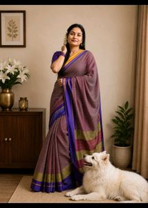 💜 Neelambari Patta De Anchu Saree  ✨