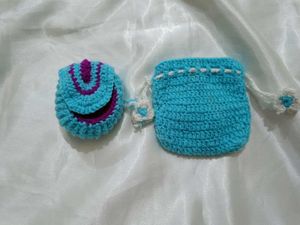 2Handmade Crocheted pouch