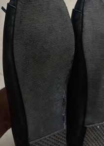 Cute Black Ballet Flats with Bow
