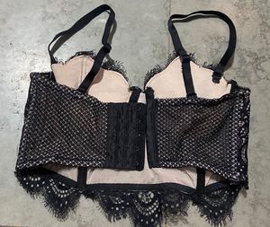 Lace Detail Corset with Side Boning