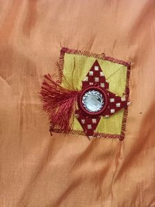 Beautiful Orange 🍊 Saree