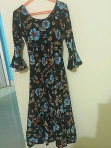 Floral Print Midi Dress
