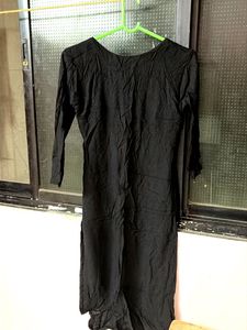 Stylish Black Kurta with tikli work