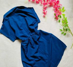 Stylish Blue Shirt Dress