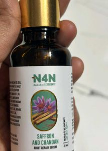 sealed N4N saffron &amp; Chandan night serum