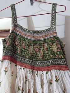 Bohemian Floral Print Maxi Dress