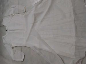 Elegant White Ethnic Gown