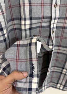 Men's Plaid Button-Up Shirt