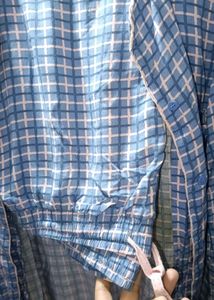 Blue Checkered Pyjama Set