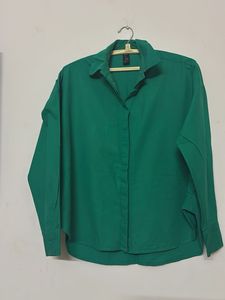 green formal shirt women
