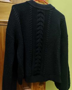 Black Knit Cardigan