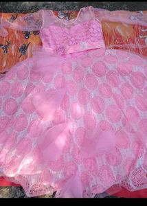 Pink Tulle Party Dress