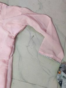Designer Pink Kurta Set with Embellishments