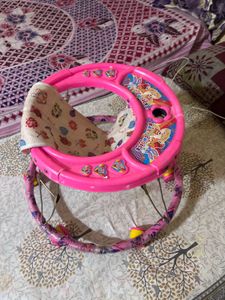 Pink Baby Walker- almost new