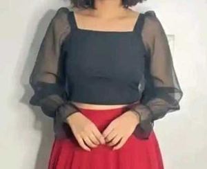 Chic Black Off-Shoulder Top
