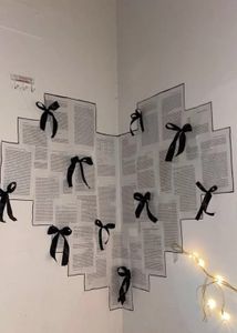 Black Bow Ribbon 🎀pack of 6