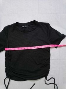ZARA Drawstring Top