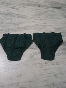Dark Green Briefs - Pack of 2