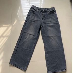 Wide Leg Denim Jeans
