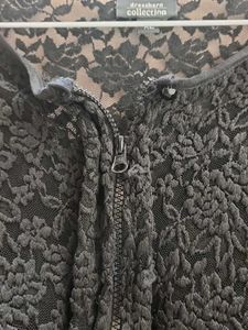 Elegant Black Lace Jacket