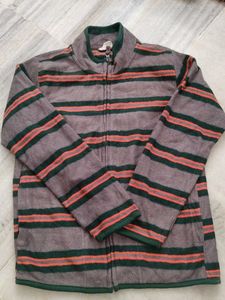 Striped Fleece Jacket
