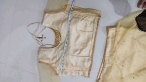Elegant Cream Lehenga Choli Set