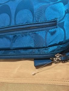 lovely blue travel bag