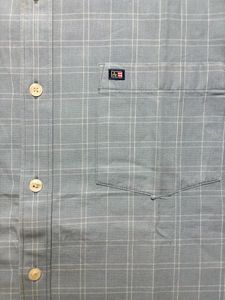 Men's Blue Checkered Shirt