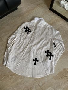 Chrome Hearts Long Sleeve Shirt with Cross Detail