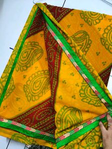 New Chunri Prit Soft Georgette Saree With Blouse P