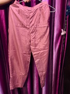 Elegant Pink Kurta Set with Maroon Dupatta