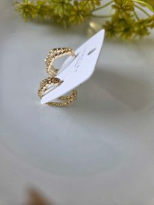 Stylish Gold Hoop Earrings