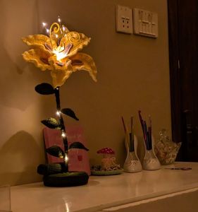 crochet lamp