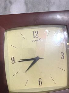 Sonic Square Wall Clock