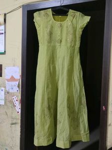 Elegant Green Embellished Kurta