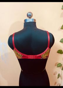 Net Flowral Bra