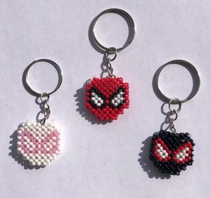 Beaded Spider-Man Keychain Set(3)