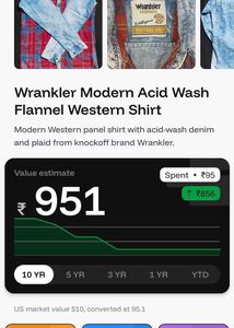 Wrankler Men's Flannel & Denim Shirt