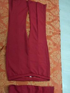 Maroon Co Ord Set