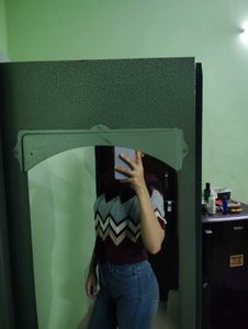 knitted crop top