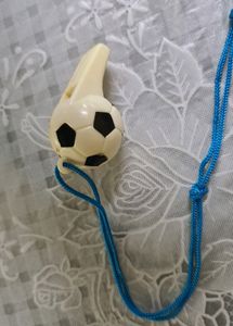 Football shaped mouth Whistle