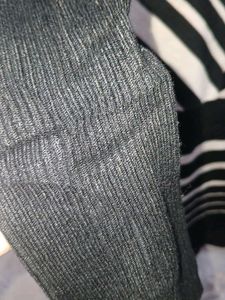 Striped Dolman Sleeve Tunic Top