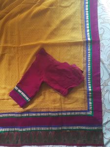 Chiffon Designer Saree With Blouse