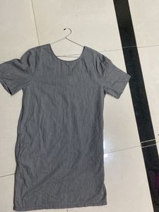 Denim Short Dress Daily Wear