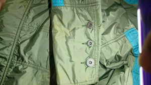 Diesel Y2K Olive green asymmetrical jacket