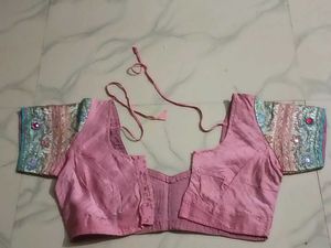 GentlyUsed Designer PinkEmbroideredBlouse- 36"Bus