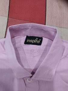 Chic Striped Vest &amp; Pink Shirt Combo