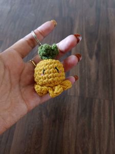 Combo Crocheted Fruity Octopus Keychains Set of 3