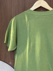 Green Knit Top