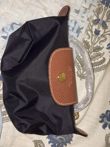 Stylish Black Longchamp Hobo Bag